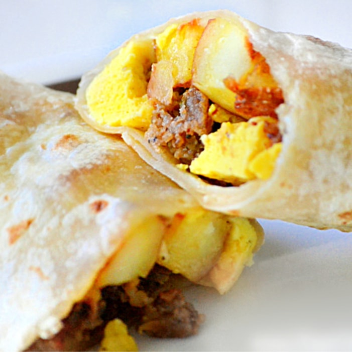 Ham and Egg Breakfast Wraps - Real Mom Kitchen - Breakfast