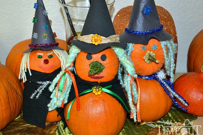 B-Witchin' Pumpkins - A Fun Halloween Craft Idea! - Mom On Timeout