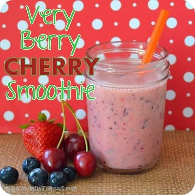 Very Berry Cherry Smoothie Recipe
