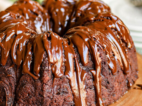 Chocolate Bundt Cake {Using Cake Mix!} - The Seasoned Mom