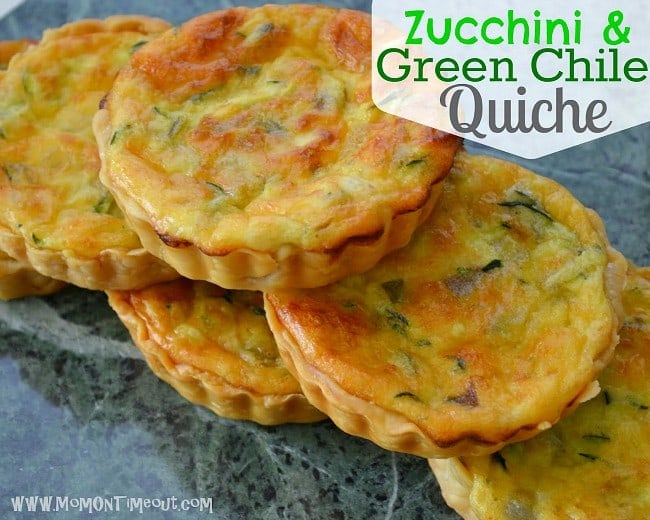 Zucchini And Green Chile Quiche Recipe Mom On Timeout   Zucchini Green Chile Quiche Recipe 