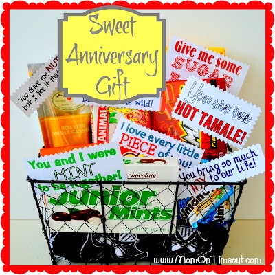 candy anniversary gifts for him