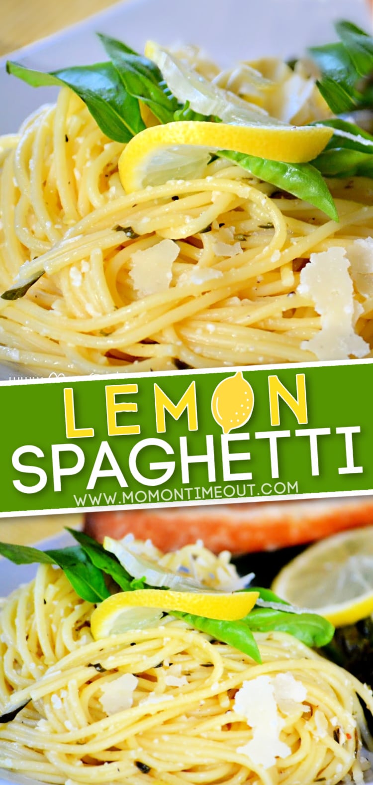 Lemon Spaghetti - Light And Delicious! | Mom On Timeout