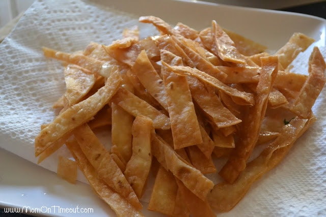 Fried Flour Tortilla Chips Recipe