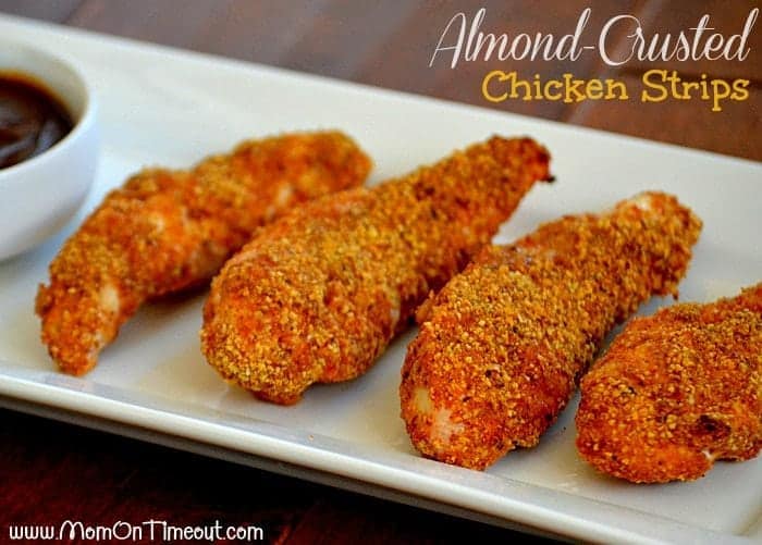 Heart Healthy Almond Crusted Chicken Strips Recipe