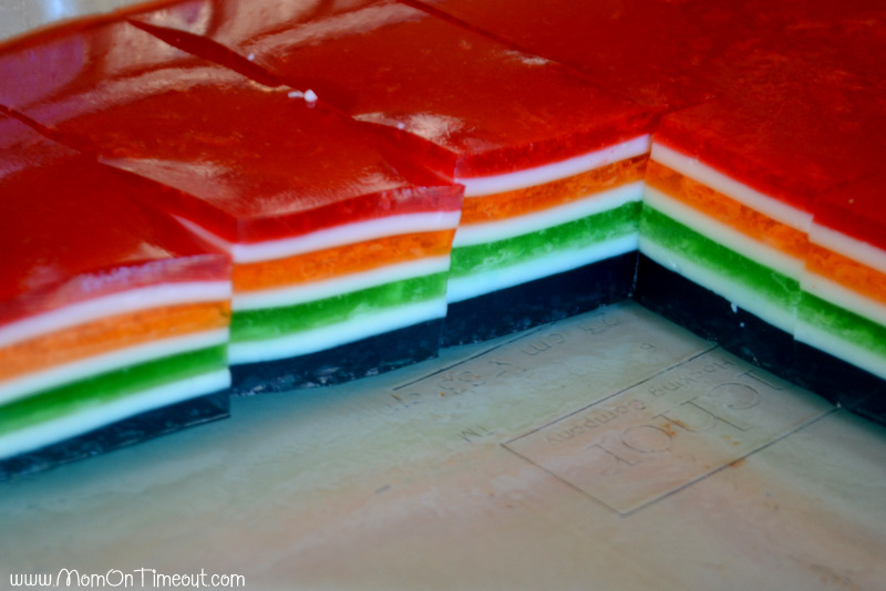 rainbow jello layers