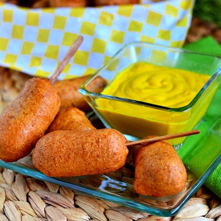 Easy Homemade Kid Friendly Mini Corn Dogs Mom On Timeout