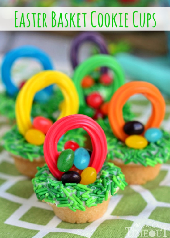 Easter Bunny Cookie Cups - The Suburban Mom