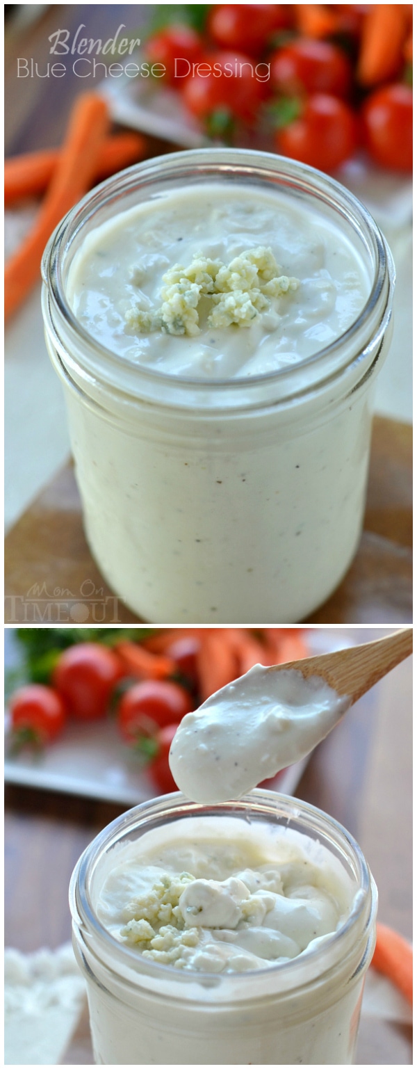 Blender Blue Cheese Dressing Recipe - Mom On Timeout