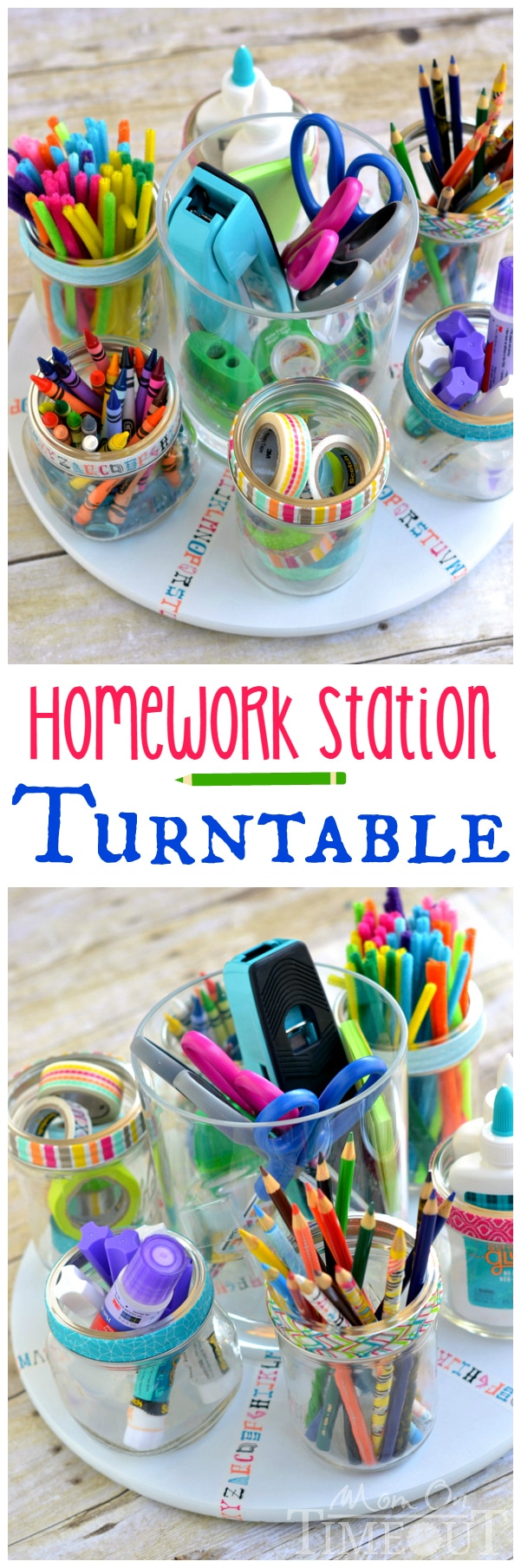 Children's Art & Homework Station – How To Display Their “art” - Our  Thrifty Ideas