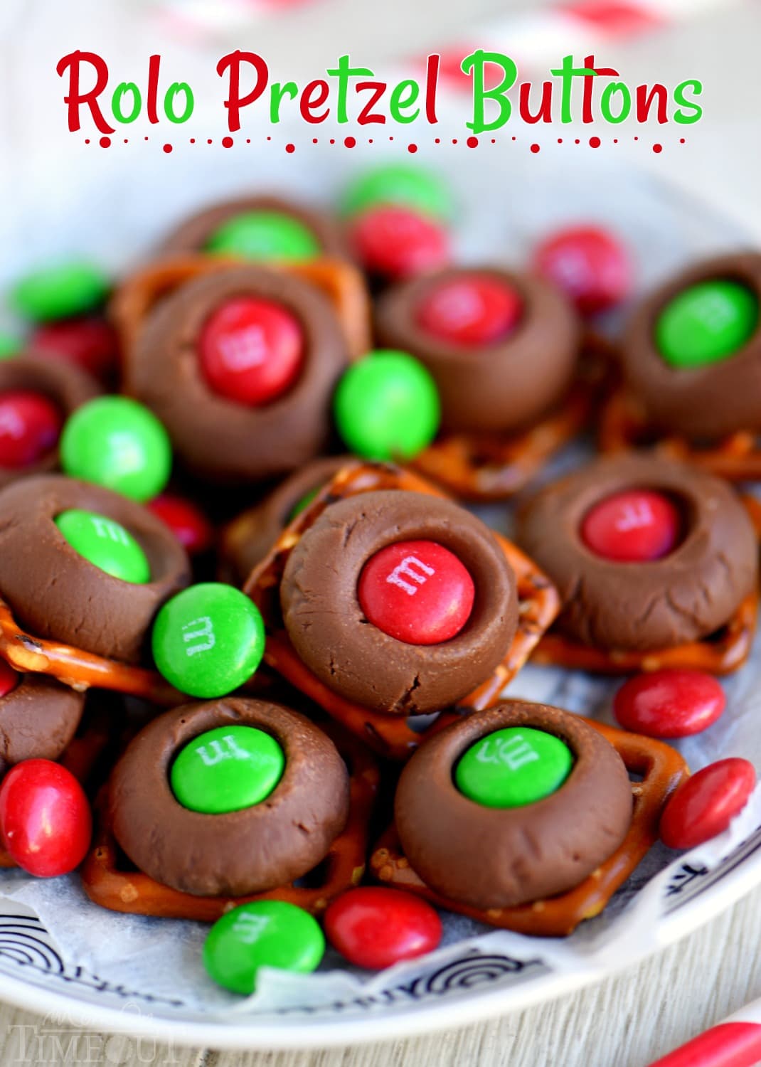Rolo Pretzel Buttons - Just 3 Ingredients! - Mom On Timeout