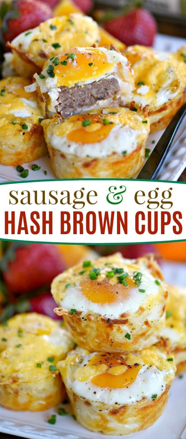 Sausage and Egg Hash Brown Cups - Mom On Timeout