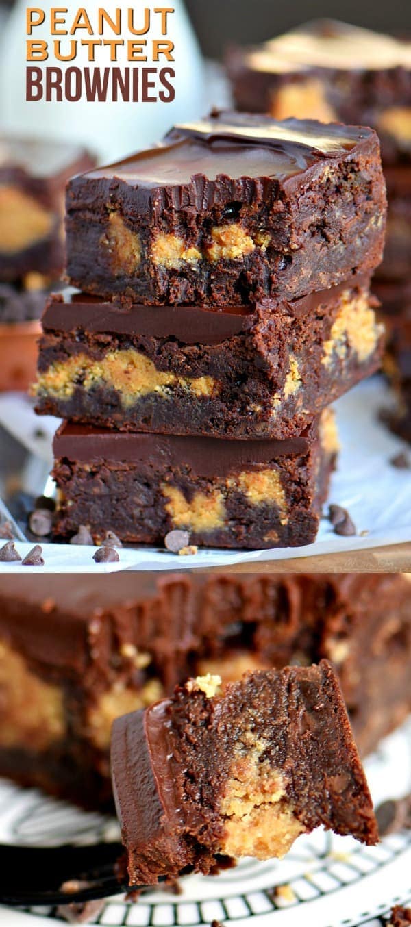 The BEST Peanut Butter Brownies - Mom On Timeout