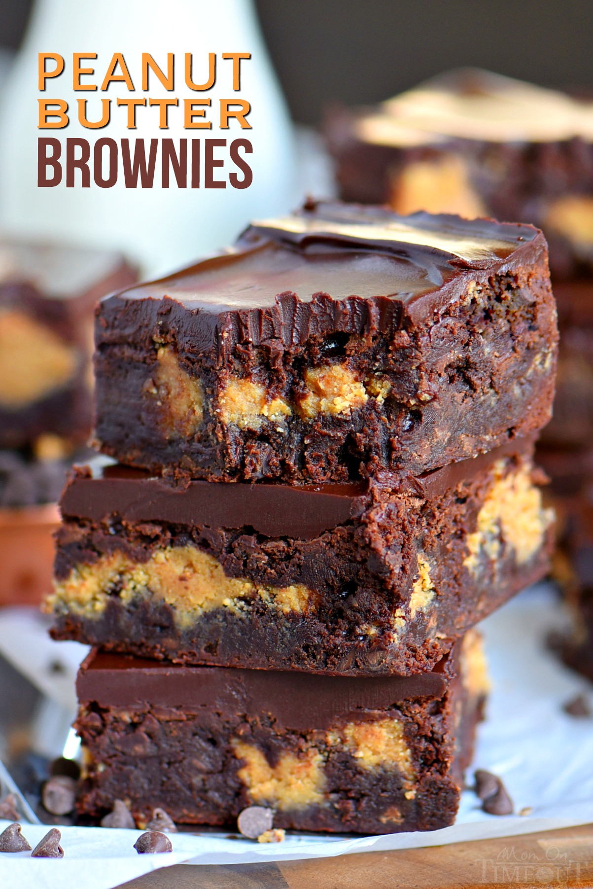 The BEST Peanut Butter Brownies - Mom On Timeout