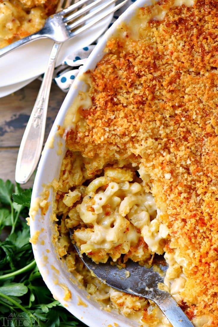 Baked Macaroni And Cheese Bread Crumbs