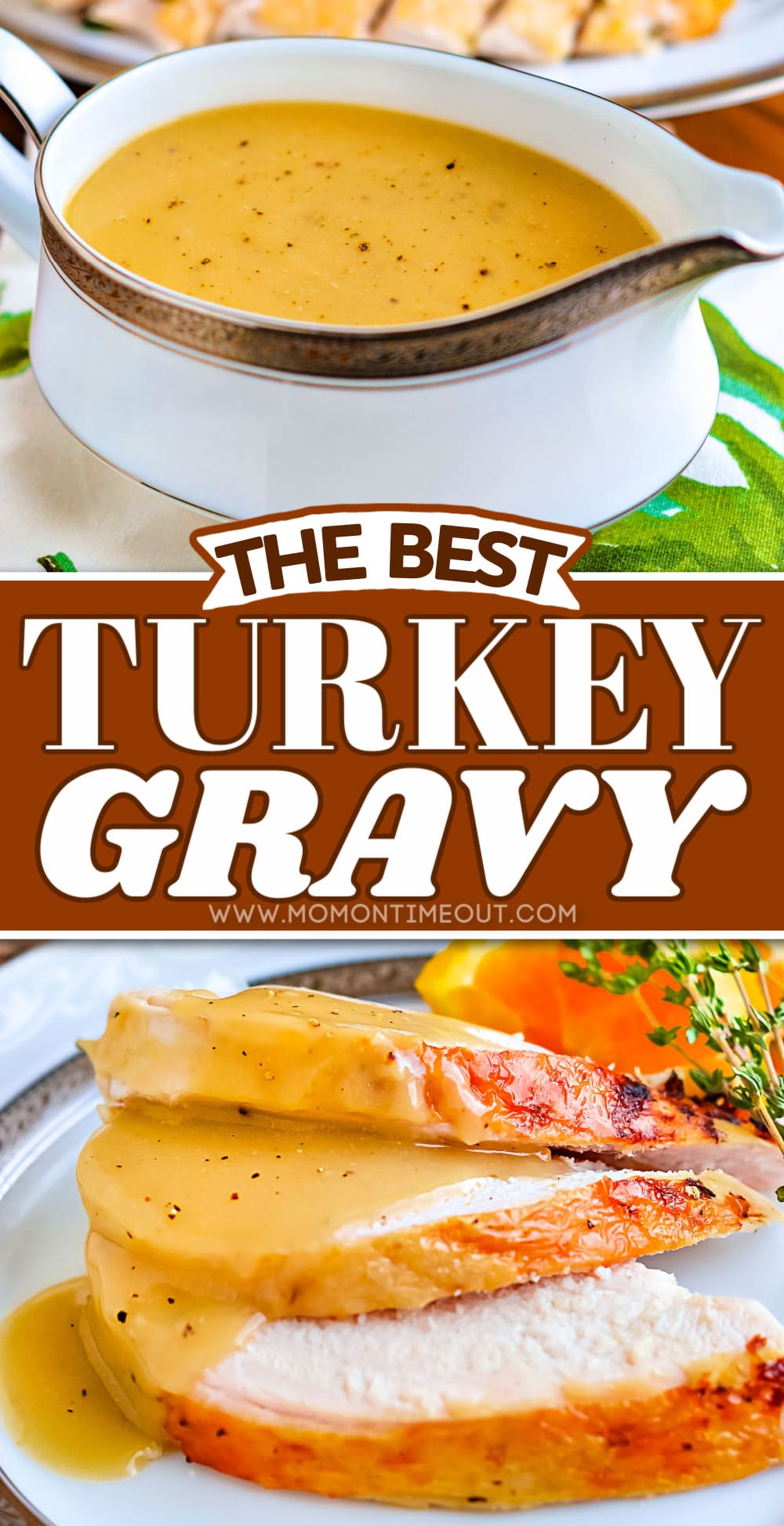 The Best Turkey Gravy Recipe With Video Mom On Timeout   Turkey Gravy PIN 