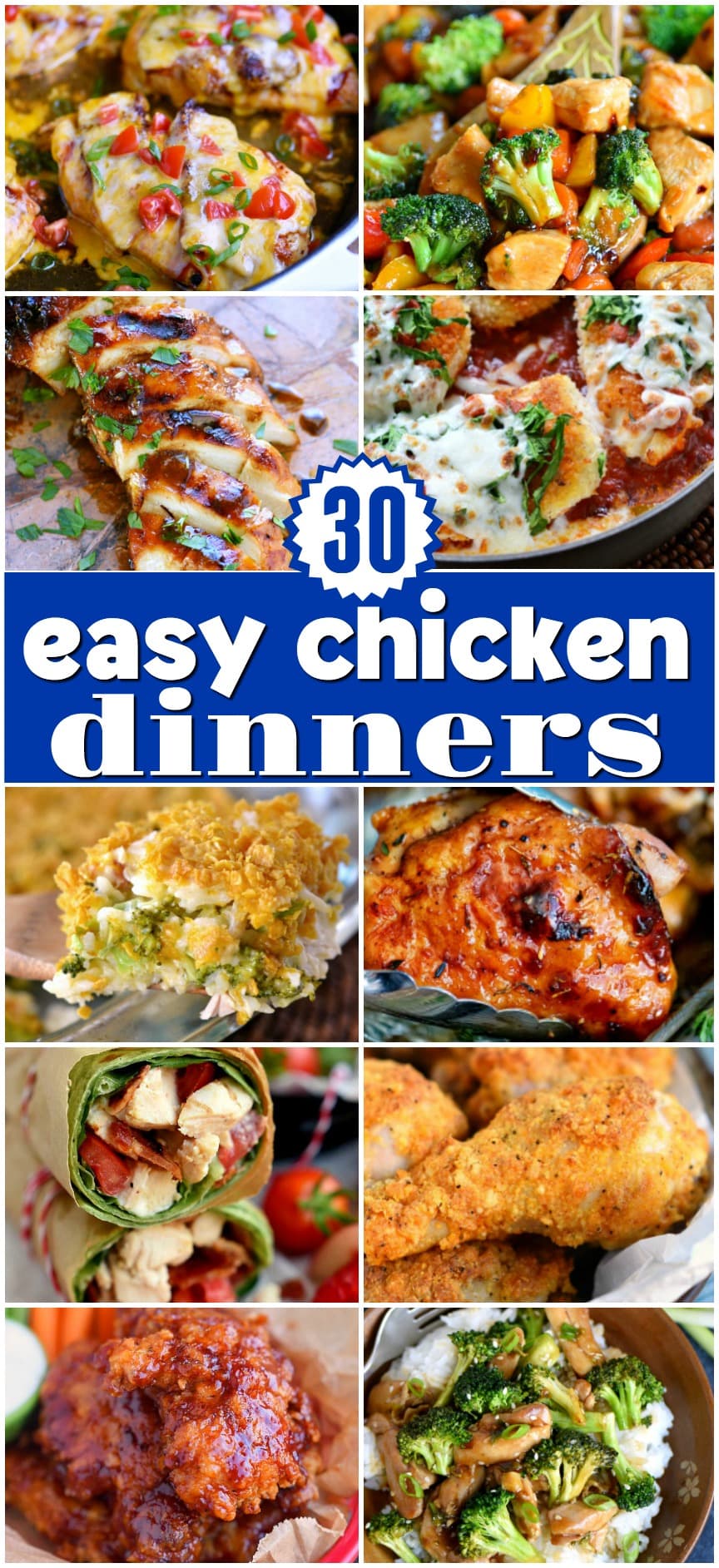 30 Easy Chicken Recipes - Mom On Timeout