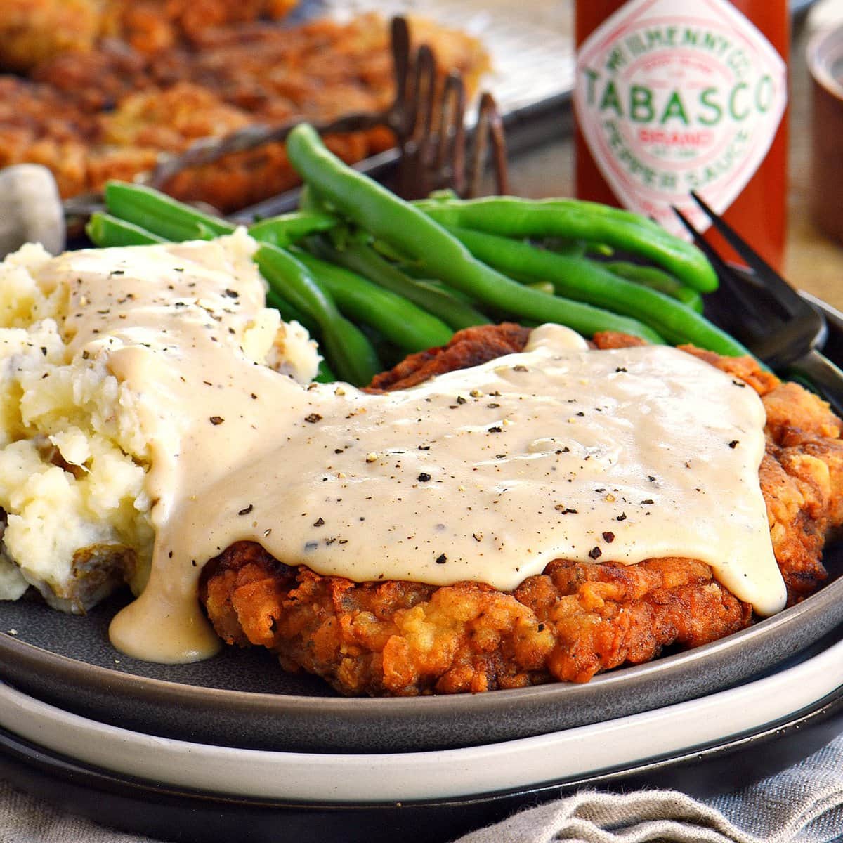 CHICKEN FRIED STEAK AND GRAVY - The Southern Lady Cooks