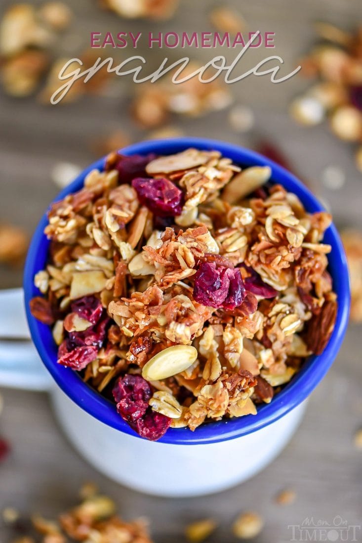 Easy Homemade Granola - Mom On Timeout