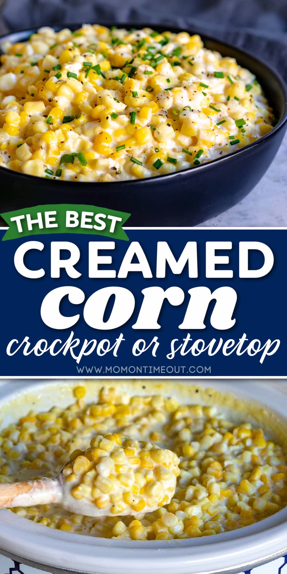 Easy Creamed Corn Two Ways Mom On Timeout