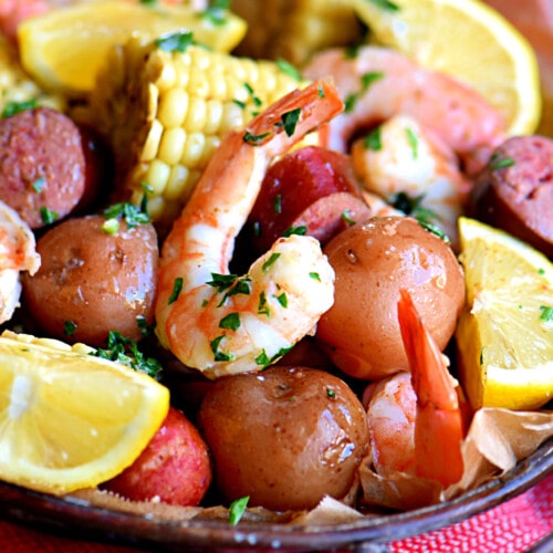 Crockpot Slow Cooker Shrimp Boil - Zimmy's Nook