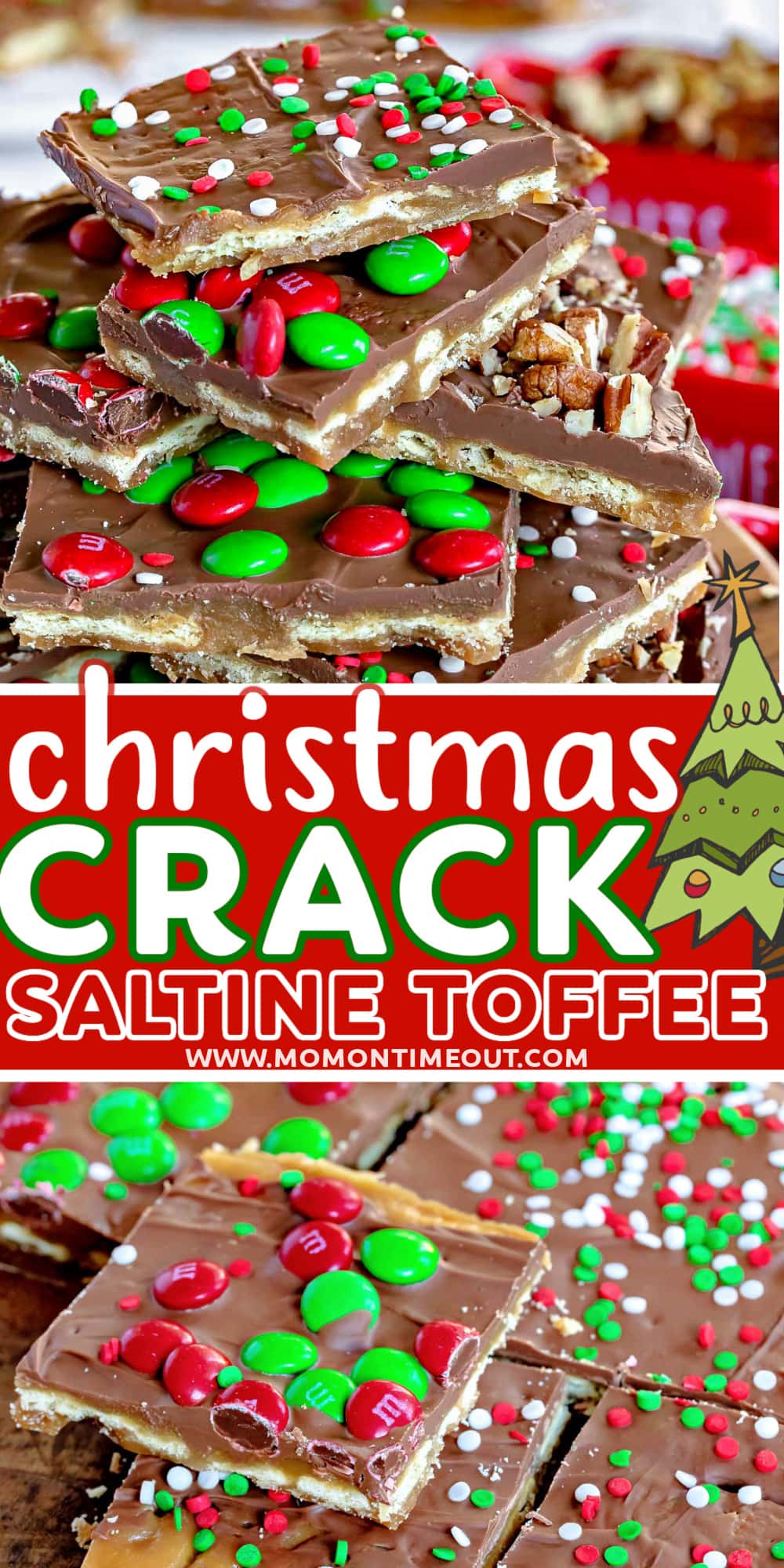 The BEST Christmas Crack Recipe (Saltine Cracker Toffee) - Mom On Timeout