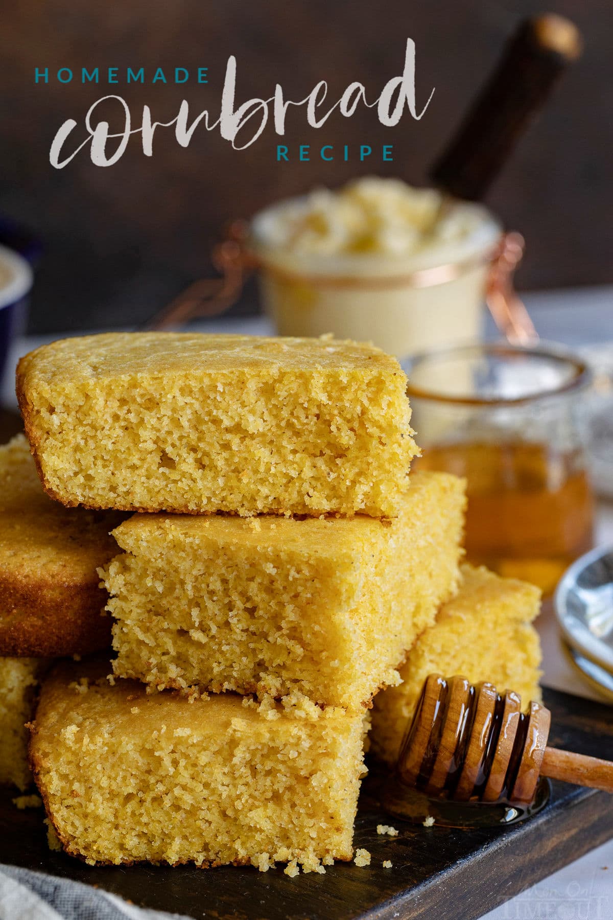 https://www.momontimeout.com/wp-content/uploads/2020/03/homemade-cornbread-recipe-stacked-on-cutting-board-with-TEXT.jpg
