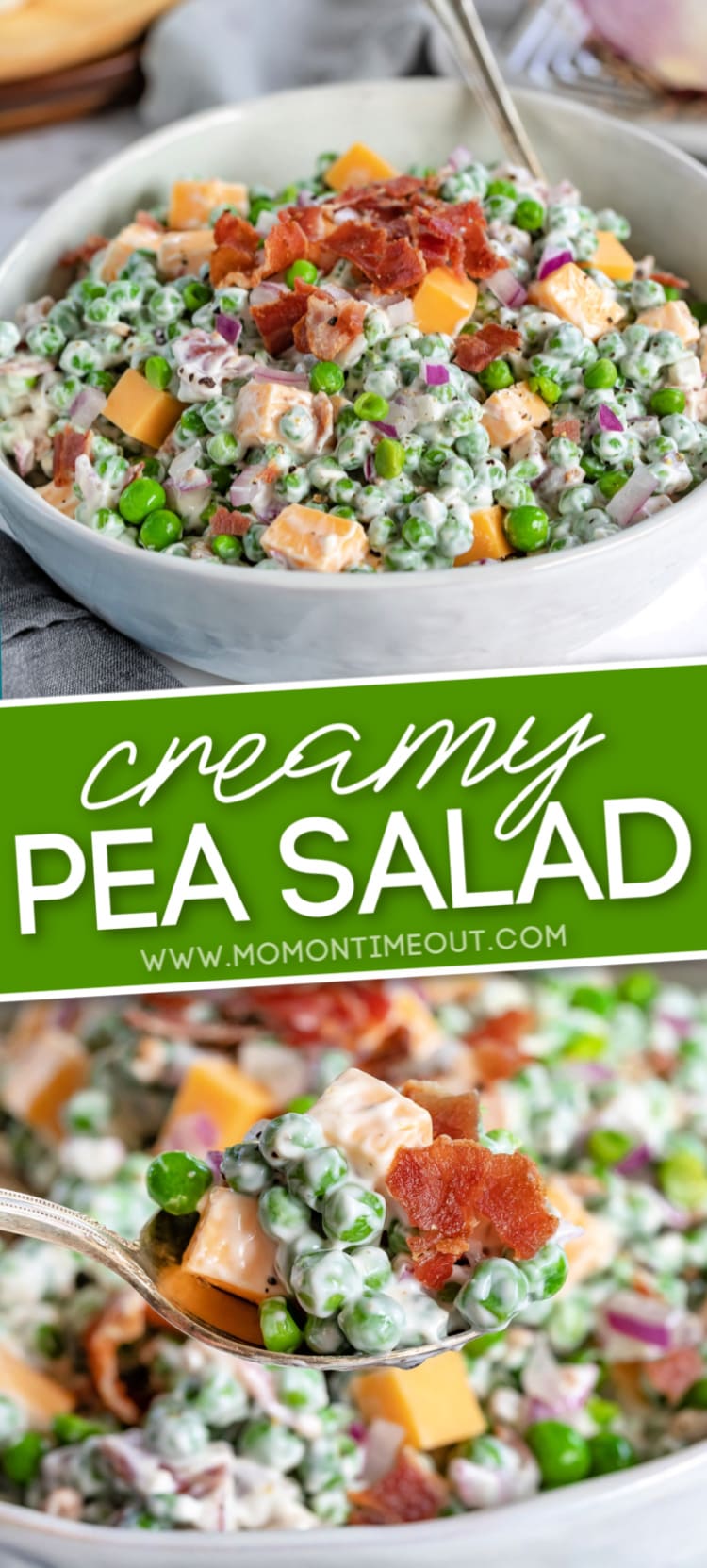 The BEST Pea Salad - Easy & Delicious! | Mom On Timeout