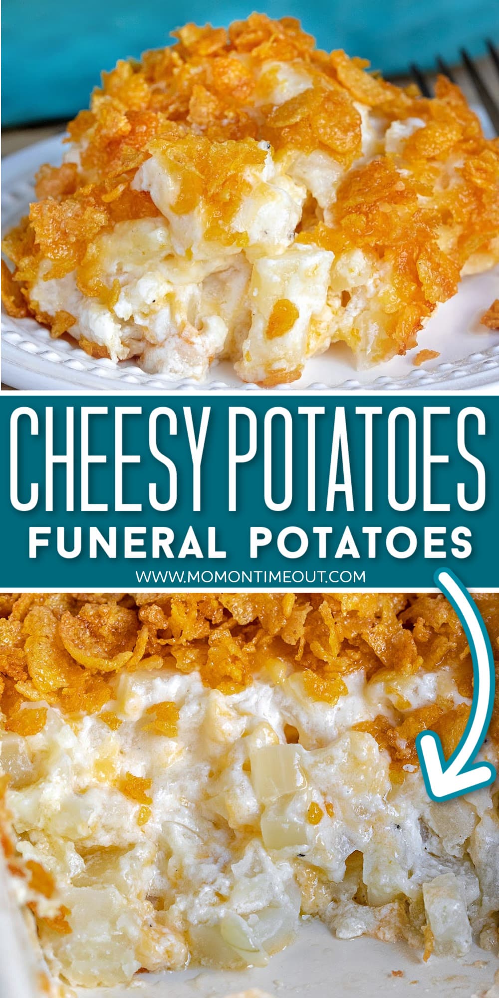 Cheesy Potatoes (Funeral Potatoes) - Mom On Timeout