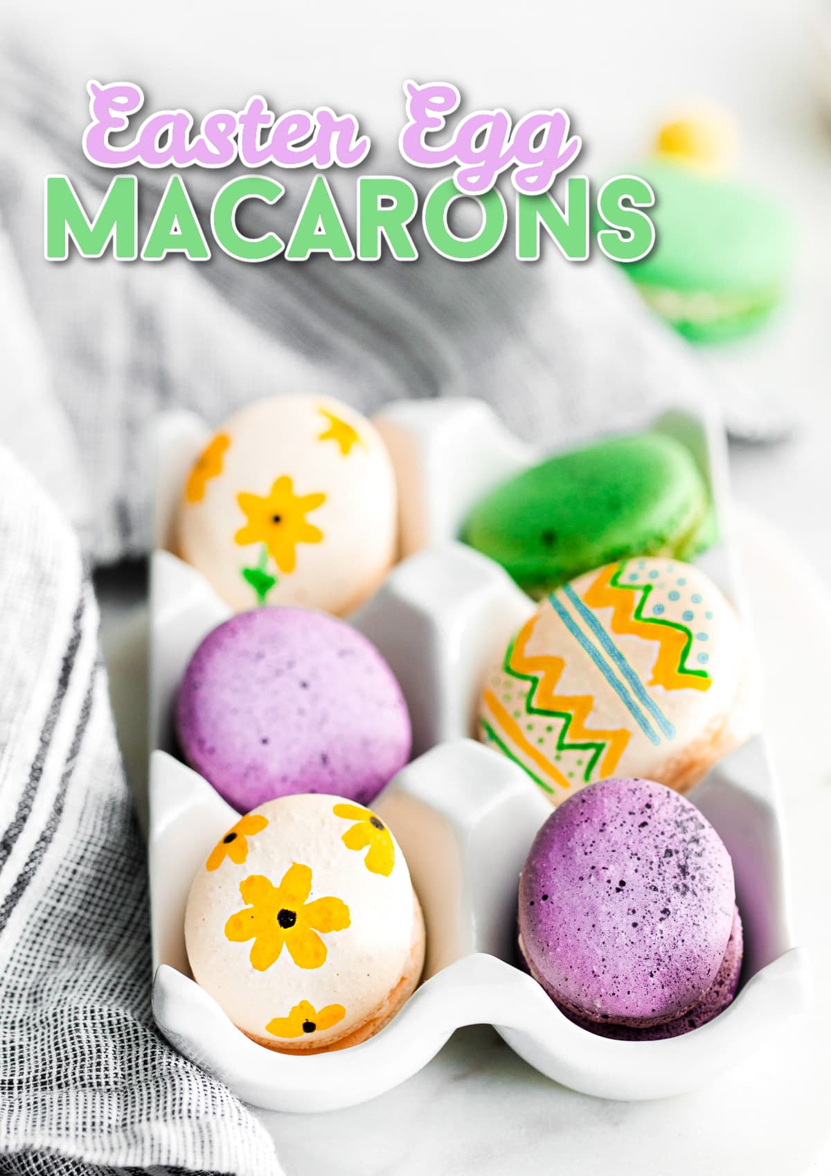 Easter Macarons - Pretty and Delicious! | Mom On Timeout