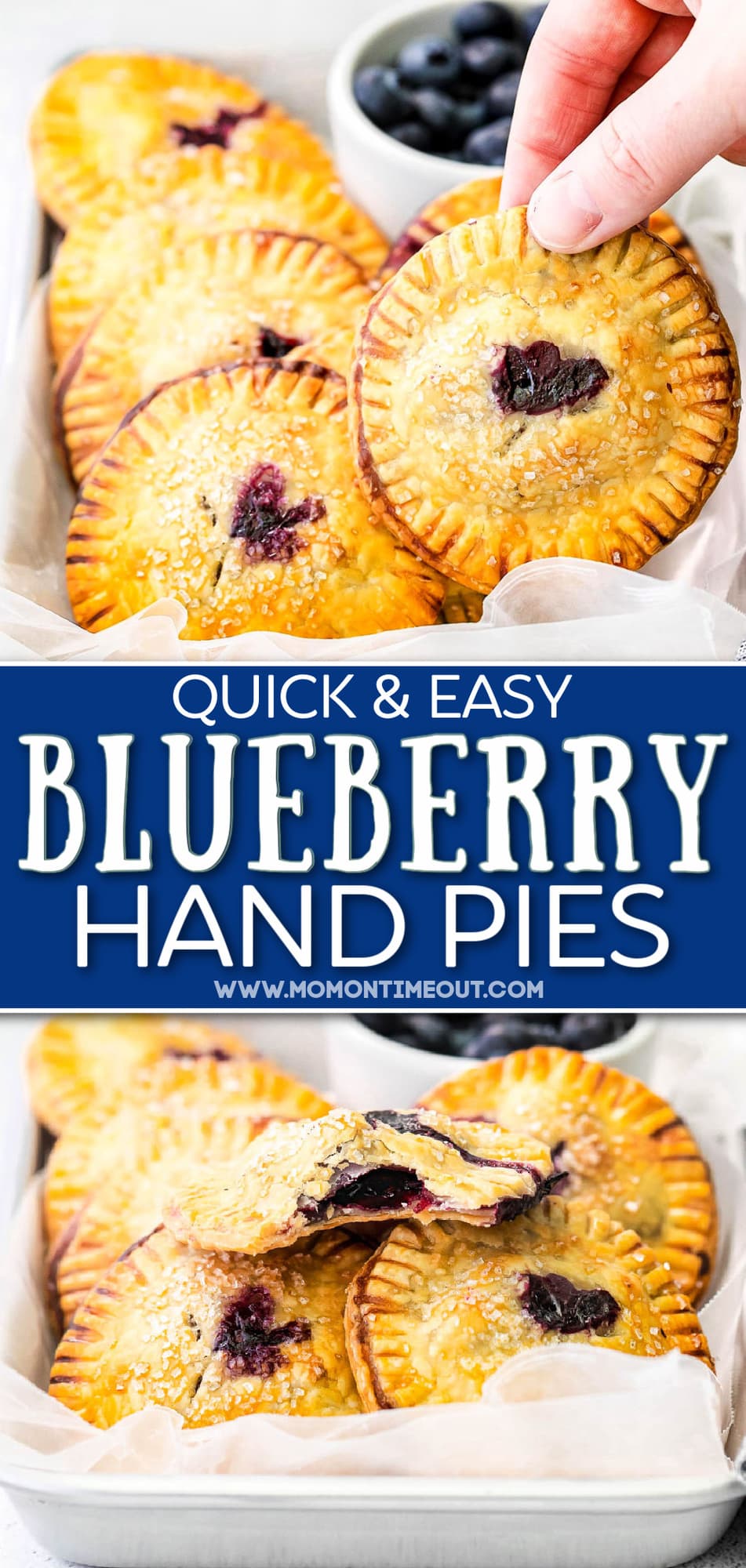 Easy Blueberry Hand Pies - Mom On Timeout