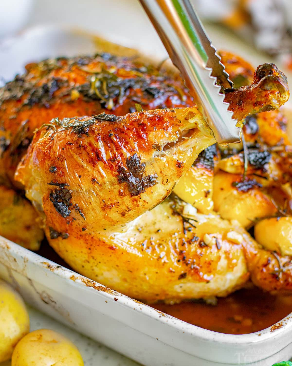 Roast Chicken with Garlic & Herb Seasoning - Kinders