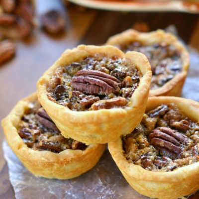 MINI CHOCOLATE PECAN PIES