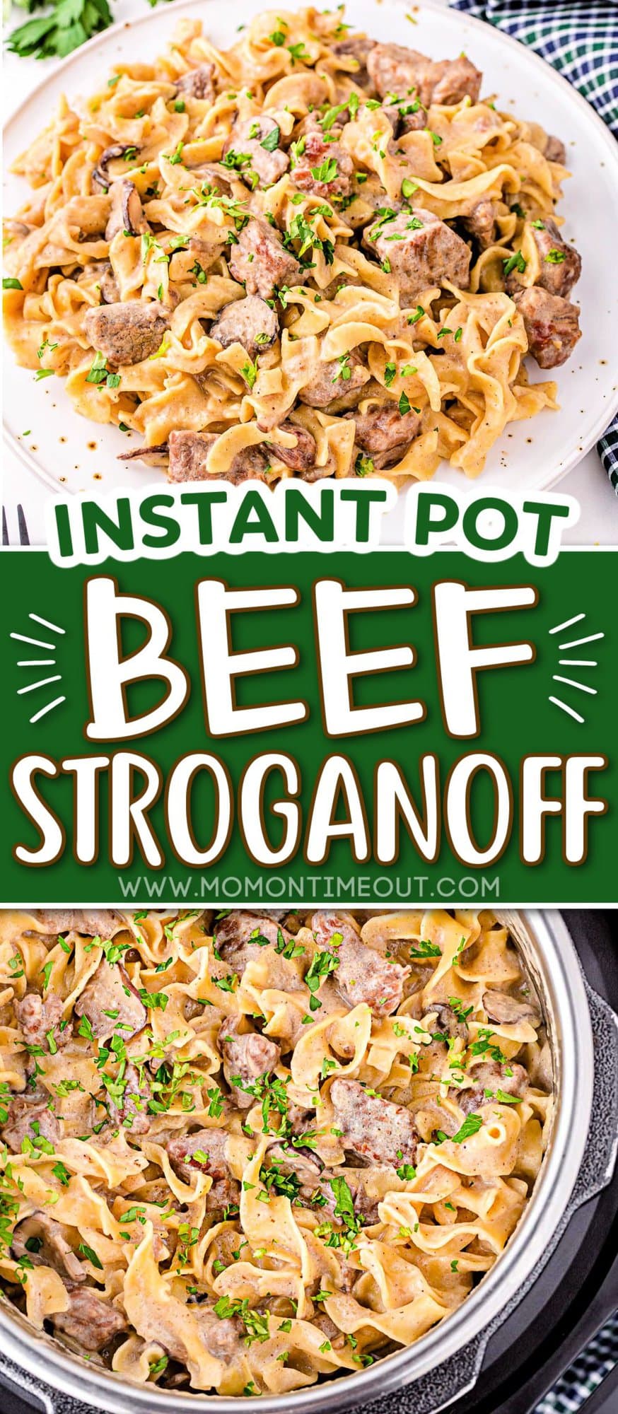 Instant Pot Beef Stroganoff - Mom On Timeout