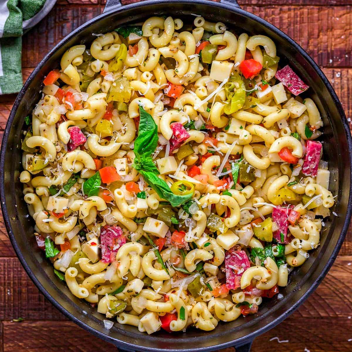 Patriotic Tri Color Pasta Salad - The Slow Roasted Italian