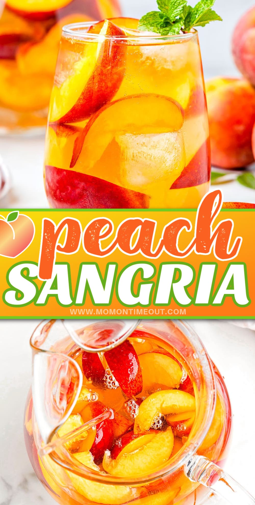 Refreshing Peach Sangria Recipe - Mom On Timeout