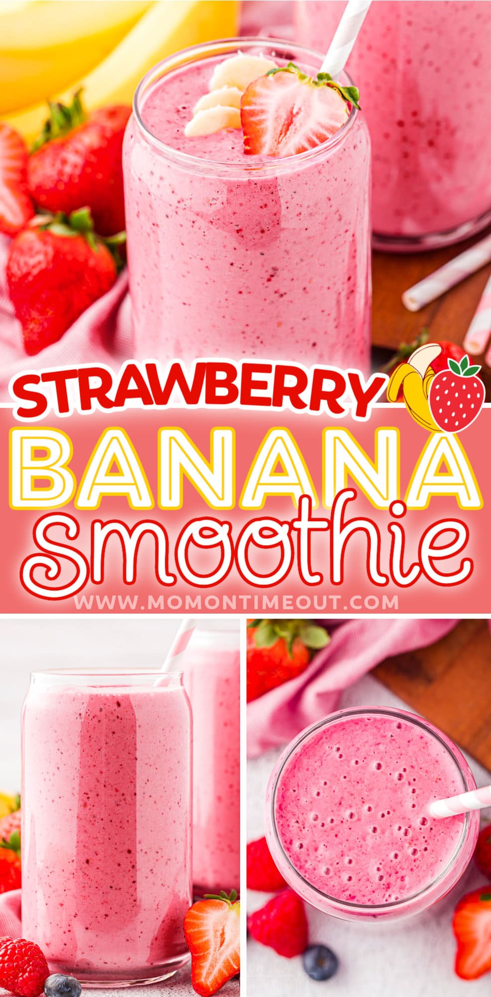 Strawberry Banana Smoothie Recipe Mom On Timeout 2233