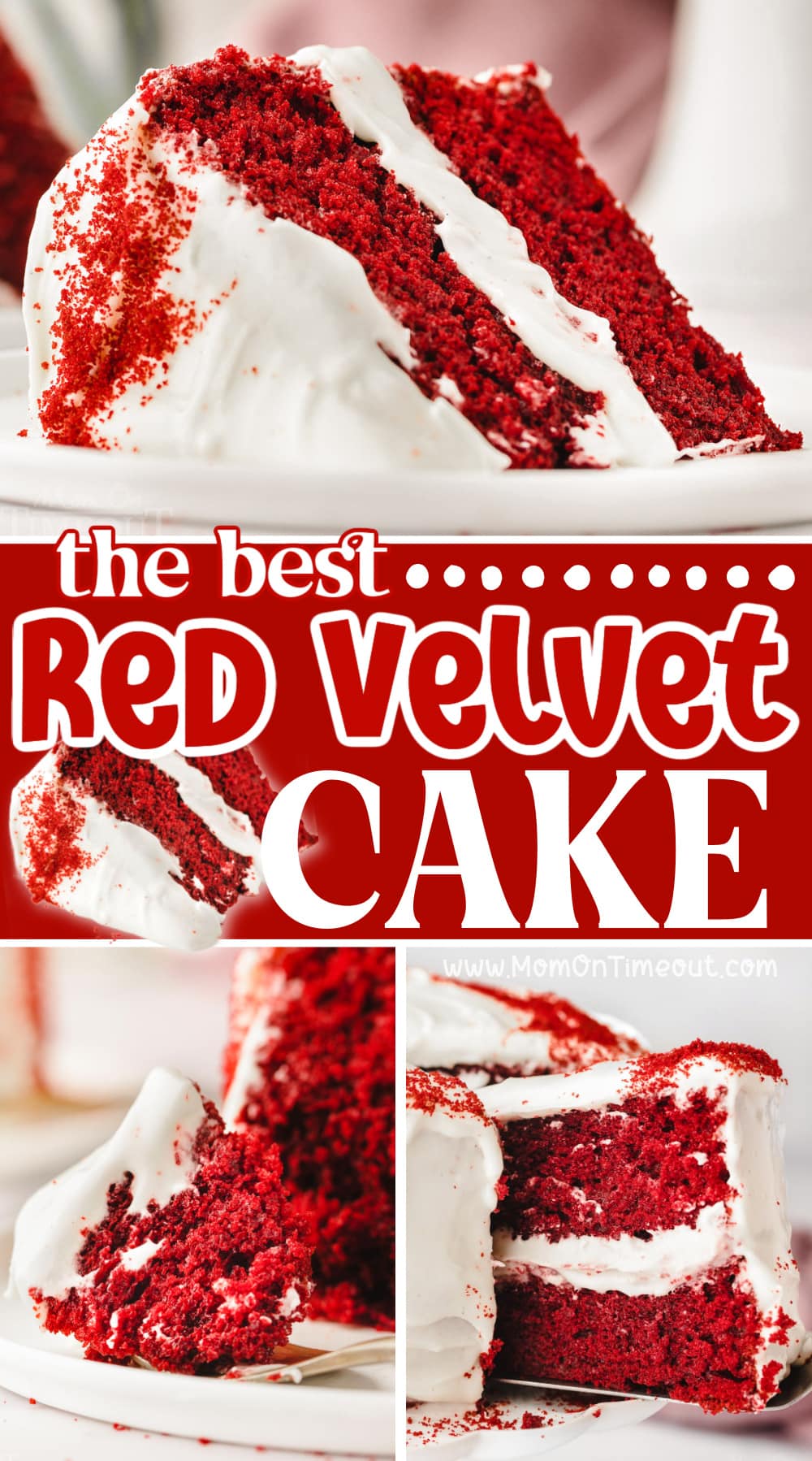 The BEST Red Velvet Cake Recipe - Mom On Timeout