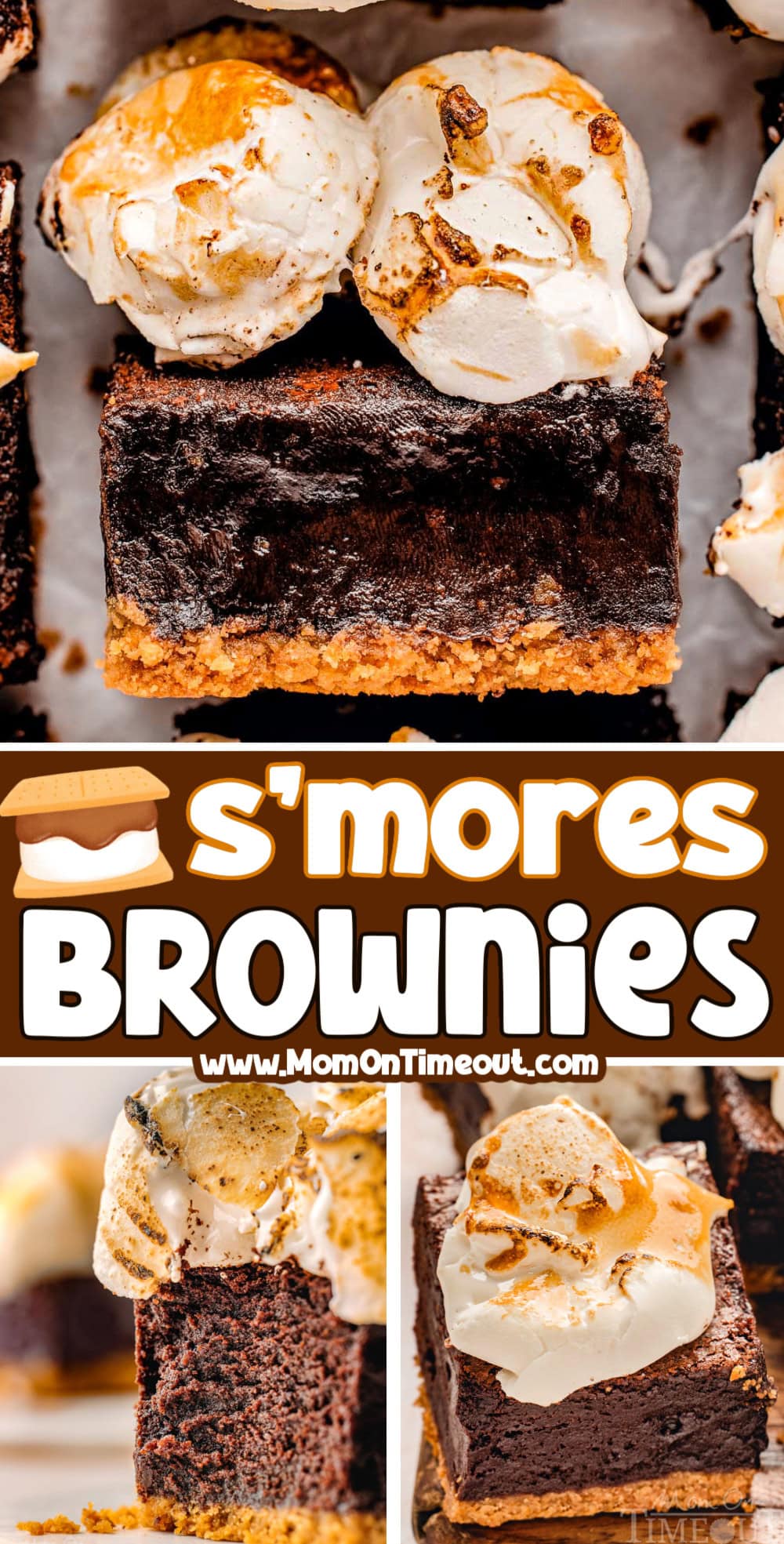 Seriously Delicious S'mores Brownies - Mom On Timeout